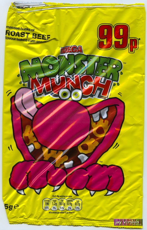 Monster Munch: Roast Beef Flavour - Massive Bag (2009)