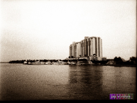 Block of Condos and Boats