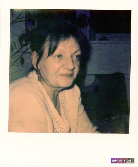 My Mum on Polaroid