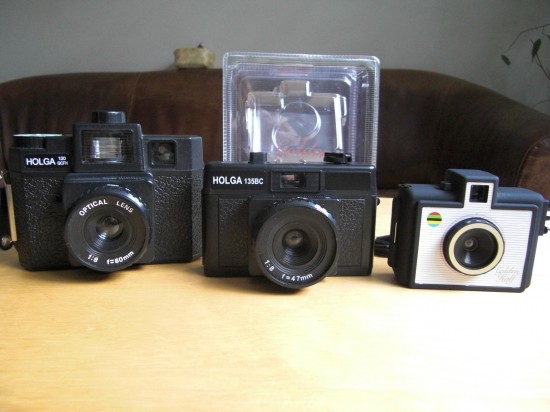 Size Comparison: Holga 120, Holga 135 and Golden Half