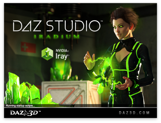 DAZ Studio Splash