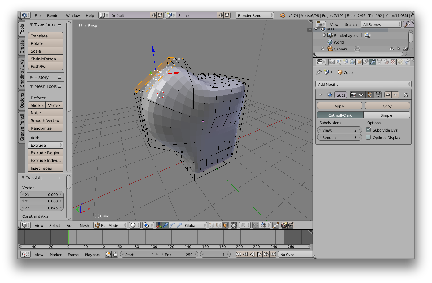 How to apply a Modifier in Blender – JAY VERSLUIS