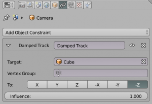 How to point the camera at an object in Blender – JAY VERSLUIS