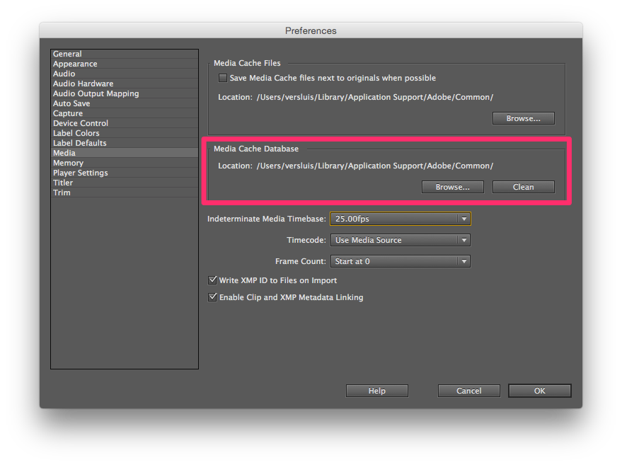 How to clear temporary files in Adobe Premiere Pro JAY VERSLUIS