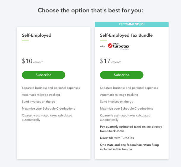 Turbotax And Quickbooks Self Employed What S The Best Deal