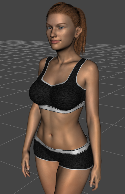 editing daz outfit in zbrush