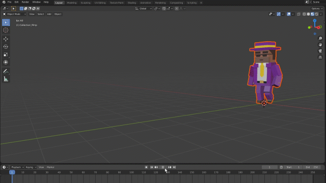 How to loop Walk Animations with Blender's NLA – JAY VERSLUIS
