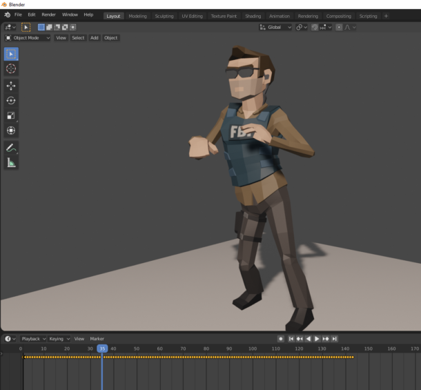 Using Non-Linear Animation (NLA Features) in Blender  – JAY VERSLUIS
