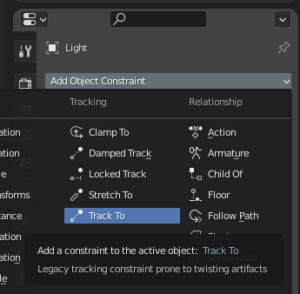 How to point a light source at an object in Blender – JAY VERSLUIS