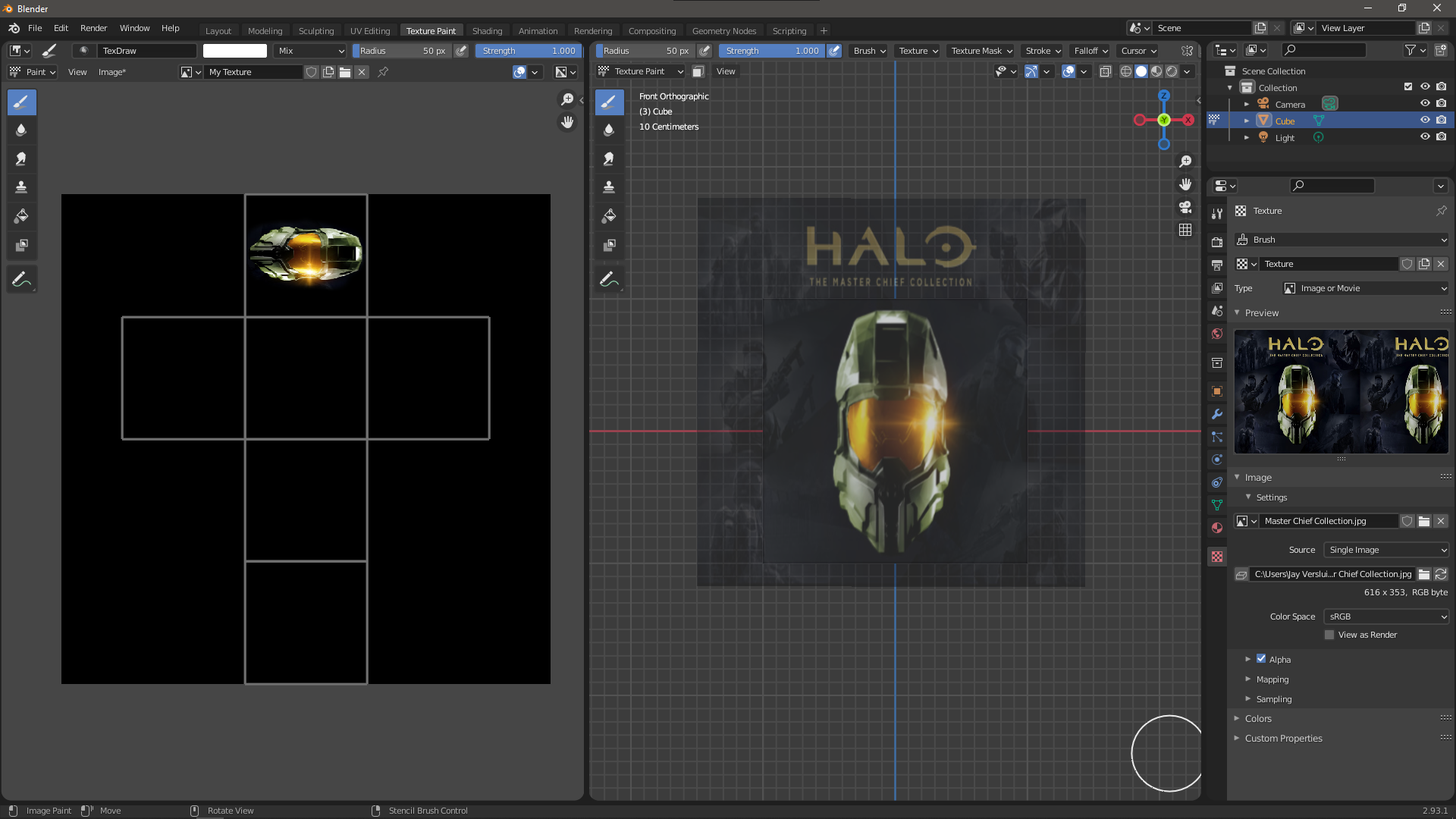 Stencil Painting in Blender JAY VERSLUIS