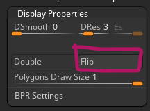 zbrush how to flip object