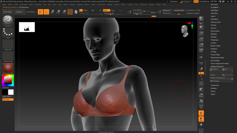 flipped normals in zbrush