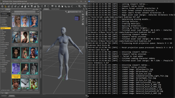 How to read a live log file from Daz Studio – JAY VERSLUIS