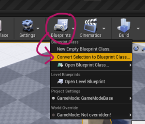 How to turn multiple selected objects into a Blueprint in Unreal Engine ...